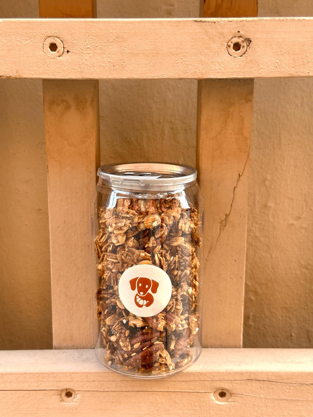 Granola artesanal Luchy en tarro de cristal